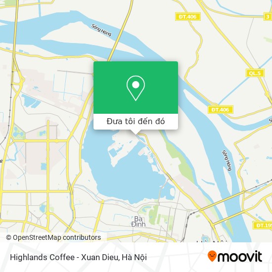 Bản đồ Highlands Coffee - Xuan Dieu