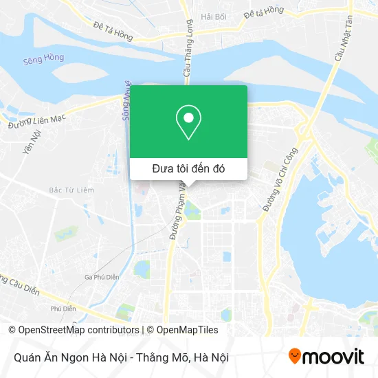 Bản đồ Quán Ăn Ngon Hà Nội - Thằng Mõ