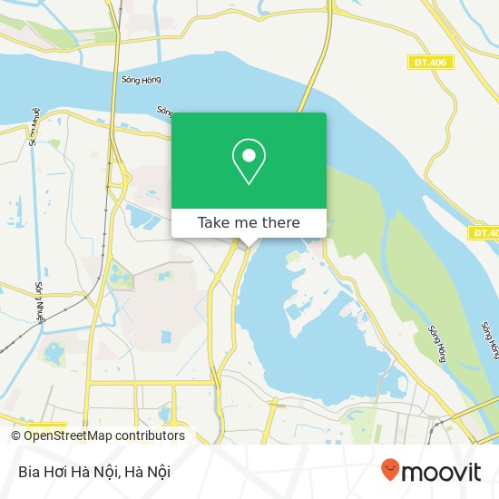 Bản đồ Bia Hơi Hà Nội, 400 ĐƯỜNG Lạc Long Quân Quận Tây Hồ, Hà Nội