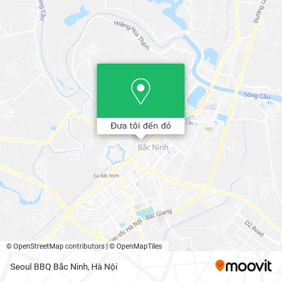 Bản đồ Seoul BBQ Bắc Ninh