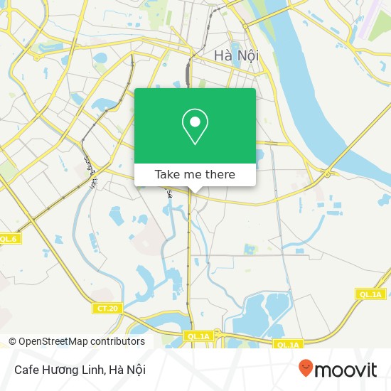 Bản đồ Cafe Hương Linh
