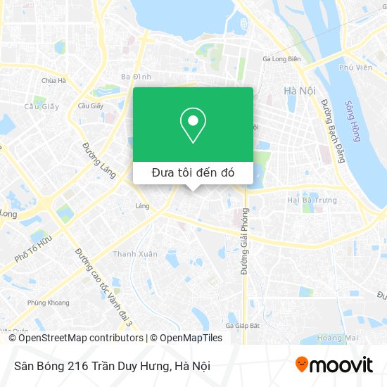 Bản đồ Sân Bóng 216 Trần Duy Hưng