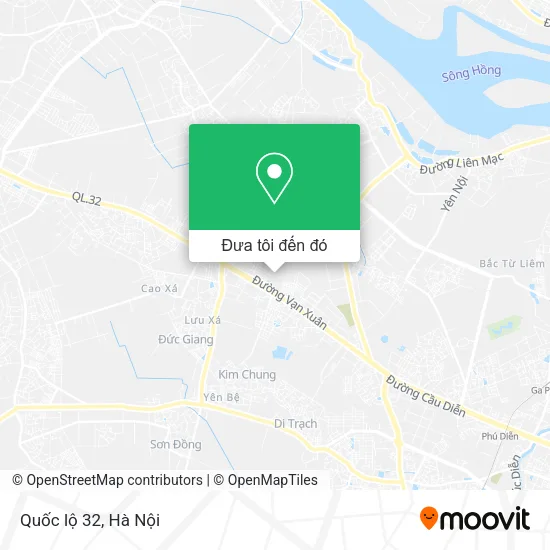 Bản đồ Quốc lộ 32