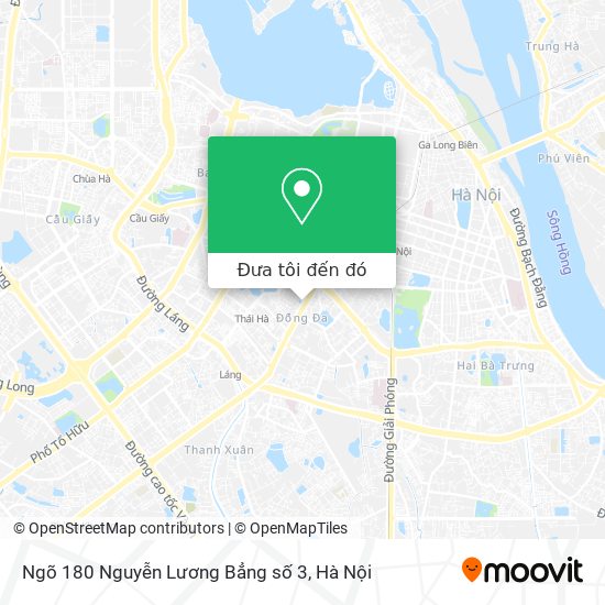 Bản đồ Ngõ 180 Nguyễn Lương Bẳng số 3