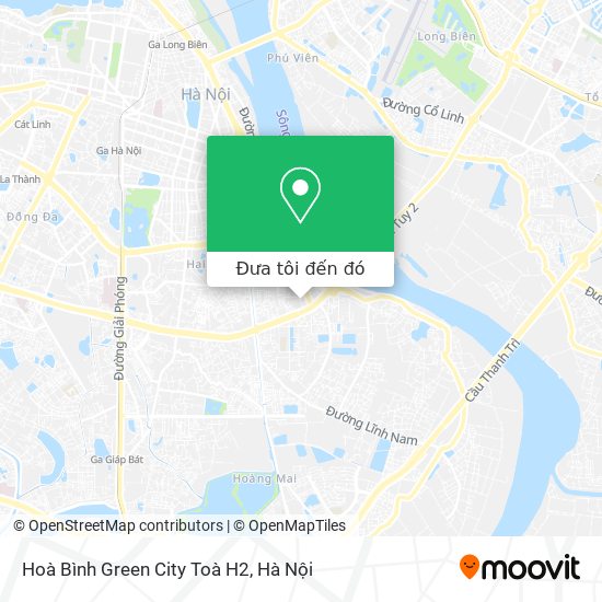 Bản đồ Hoà Bình Green City Toà H2