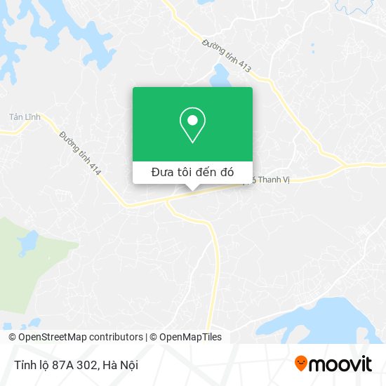 Bản đồ Tỉnh lộ 87A 302