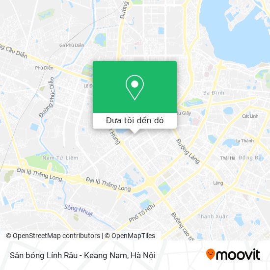 Bản đồ Sân bóng Lỉnh Râu - Keang Nam