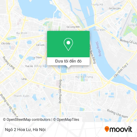 Bản đồ Ngõ 2 Hoa Lư