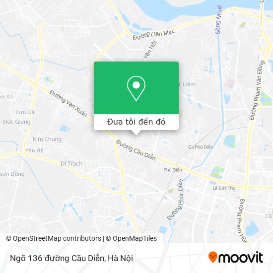 Bản đồ Ngõ 136 đường Cầu Diễn