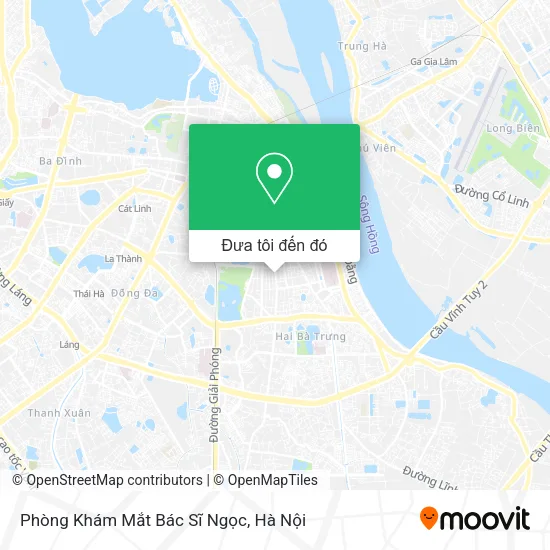 Bản đồ Phòng Khám Mắt Bác Sĩ Ngọc