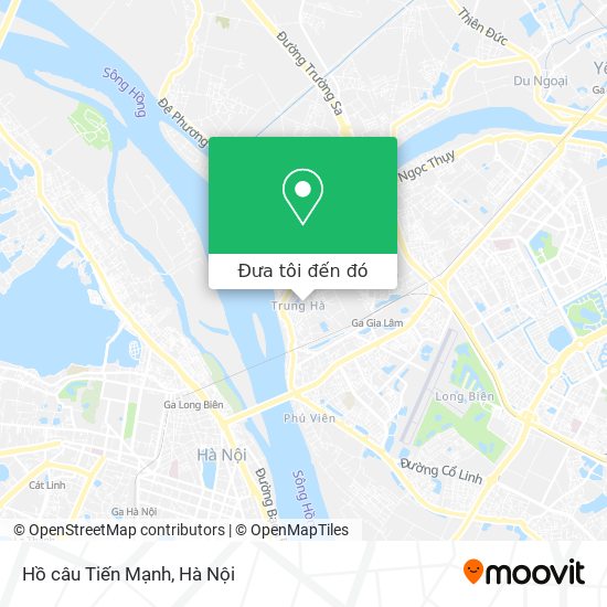 Bản đồ Hồ câu Tiến Mạnh