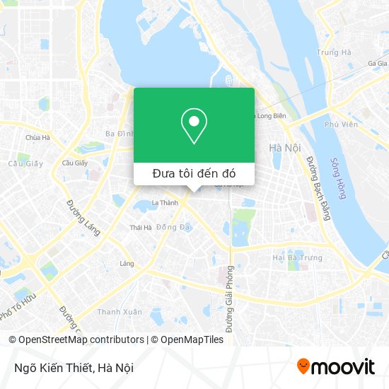 Bản đồ Ngõ Kiến Thiết