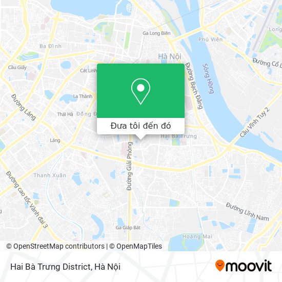 Bản đồ Hai Bà Trưng District
