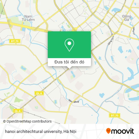 Bản đồ hanoi architechtural university