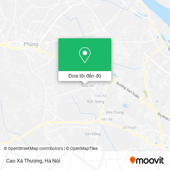 Bản đồ Cao Xá Thượng