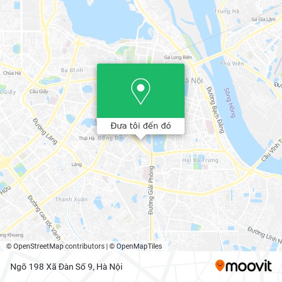 Bản đồ Ngõ 198 Xã Đàn Số 9