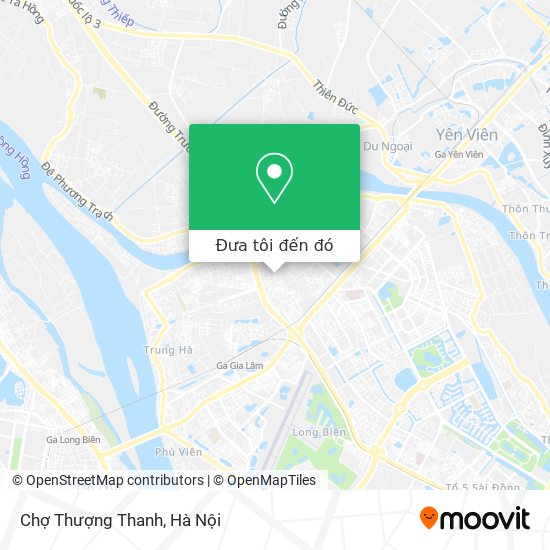 Bản đồ Chợ Thượng Thanh