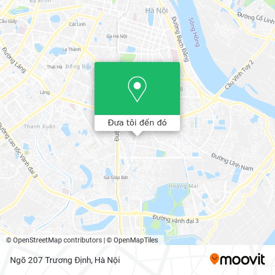 Bản đồ Ngõ 207 Trương Định