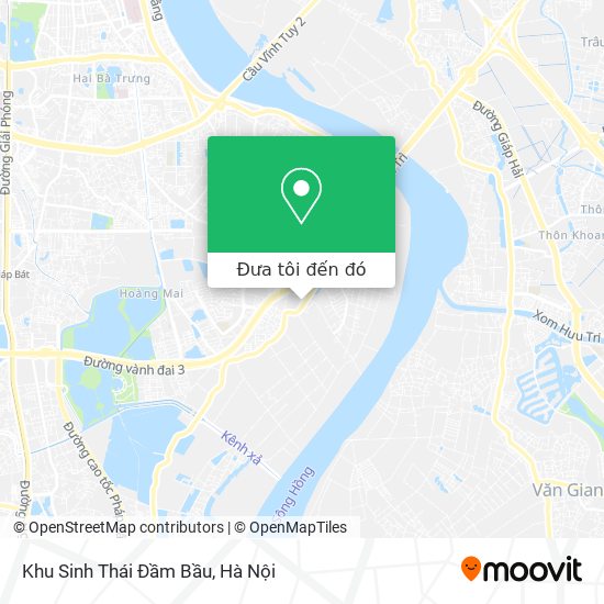 Làm sao để đến Khu Sinh Thái Đầm Bầu ở Hà Nội bằng Xe buýt?