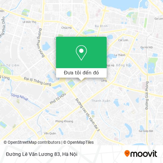 Bản đồ Đường Lê Văn Lương 83