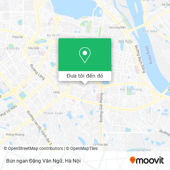 Bản đồ Bún ngan Đặng Văn Ngữ