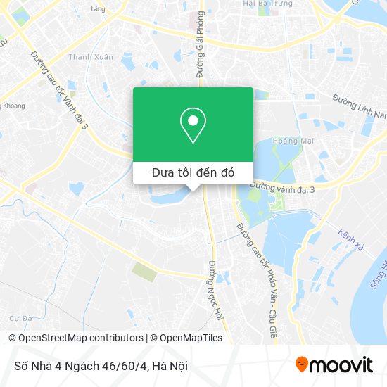 Bản đồ Số Nhà 4 Ngách 46/60/4