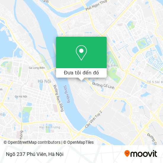 Bản đồ Ngõ 237 Phú Viên