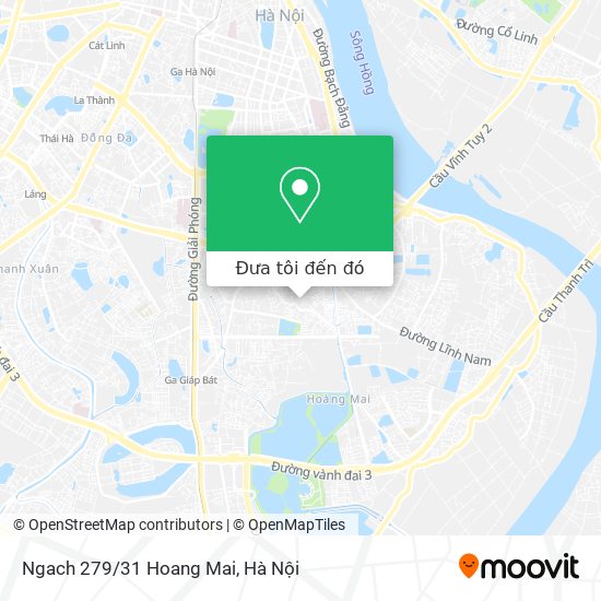 Bản đồ Ngach 279/31 Hoang Mai