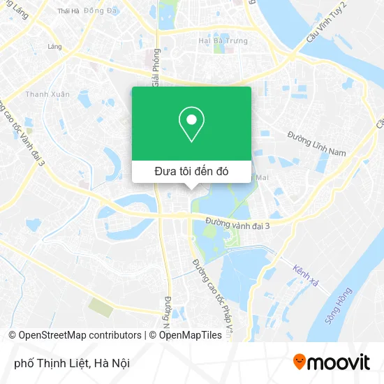 Bản đồ phố Thịnh Liệt