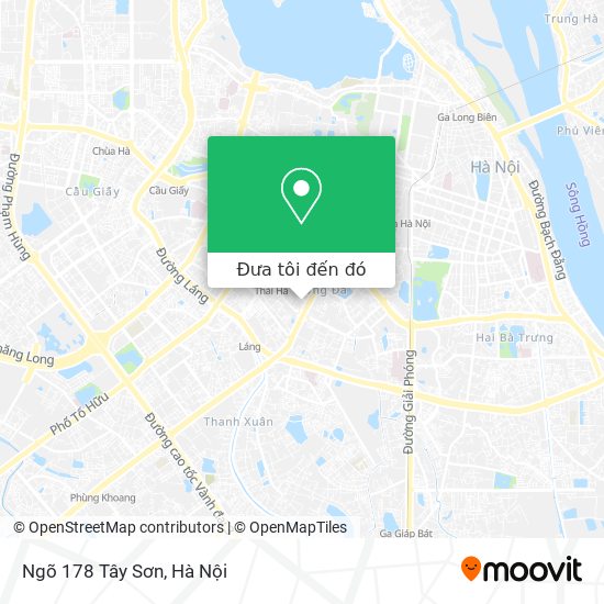 Bản đồ Ngõ 178 Tây Sơn