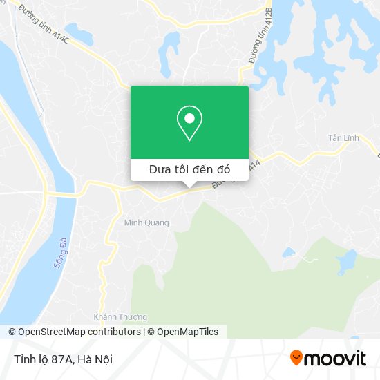 Bản đồ Tỉnh lộ 87A