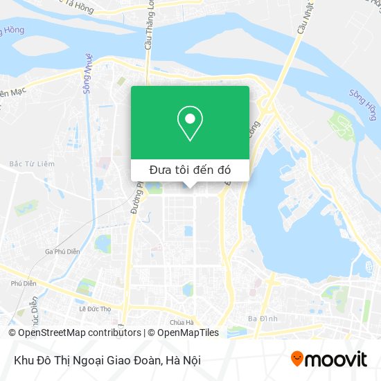 Bản đồ Khu Đô Thị Ngoại Giao Đoàn