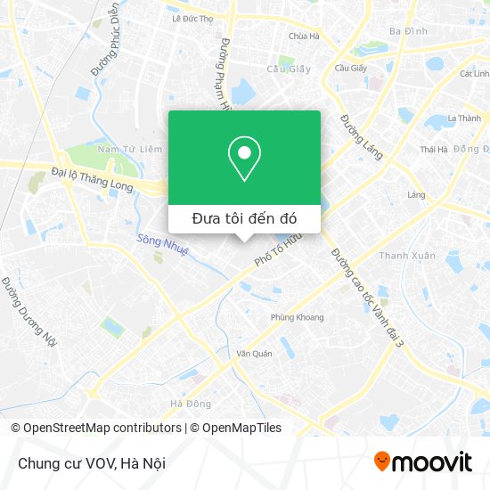 Bản đồ Chung cư VOV
