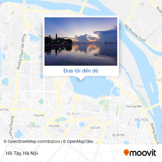 Bản đồ Hồ Tây
