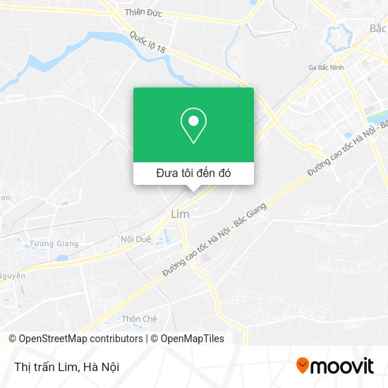 Bản đồ Thị trấn Lim