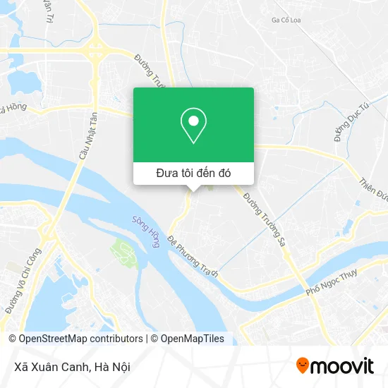 Bản đồ Xã Xuân Canh