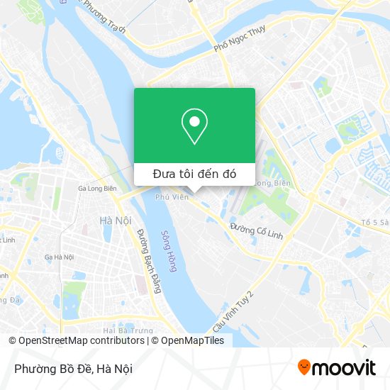 Bản đồ Phường Bồ Đề