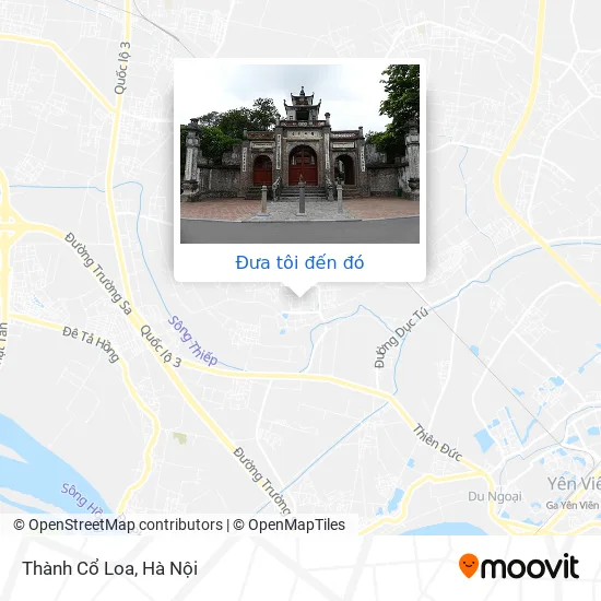 Bản đồ Thành Cổ Loa