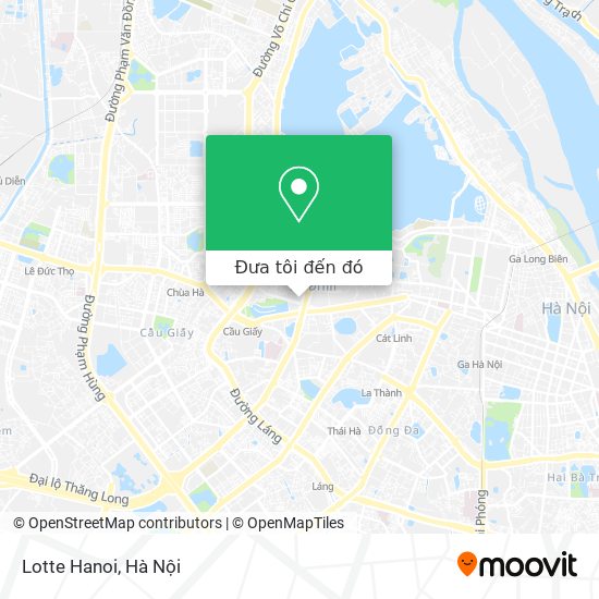 Bản đồ Lotte Hanoi