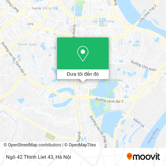 Bản đồ Ngõ 42 Thinh Liet 43