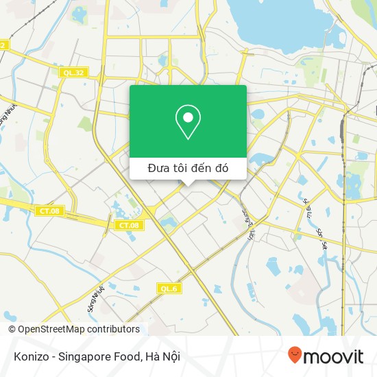Bản đồ Konizo - Singapore Food