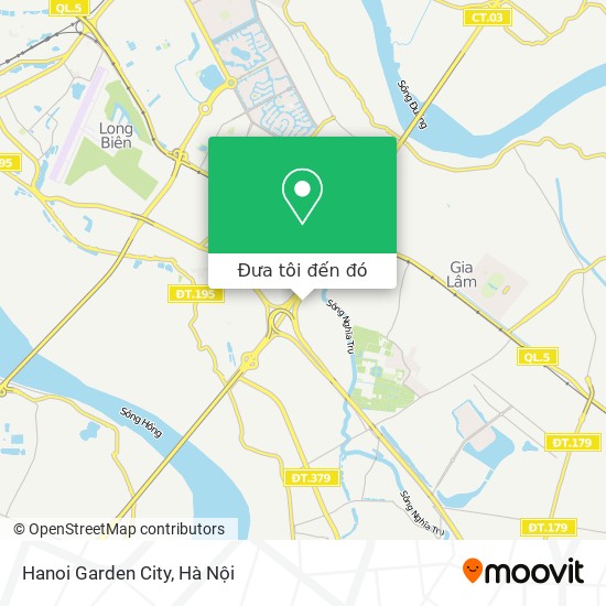Bản đồ Hanoi Garden City