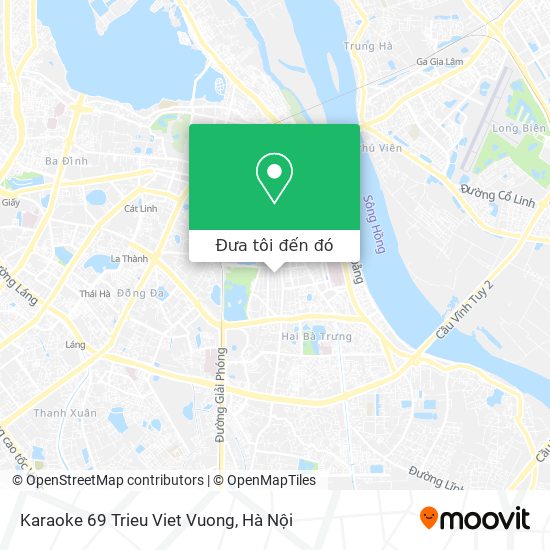 Bản đồ Karaoke 69 Trieu Viet Vuong
