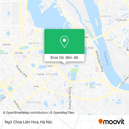 Bản đồ Ngõ Chùa Liên Hoa