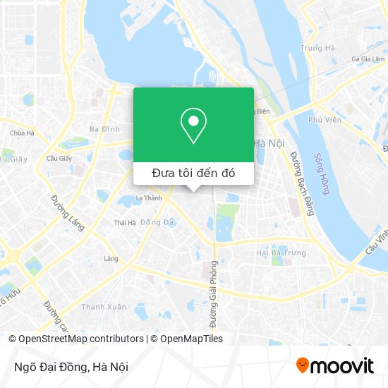 Bản đồ Ngõ Đại Đồng
