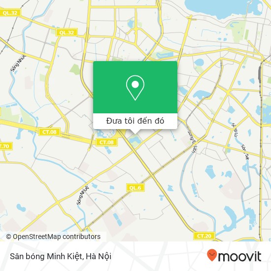 Bản đồ Sân bóng Minh Kiệt