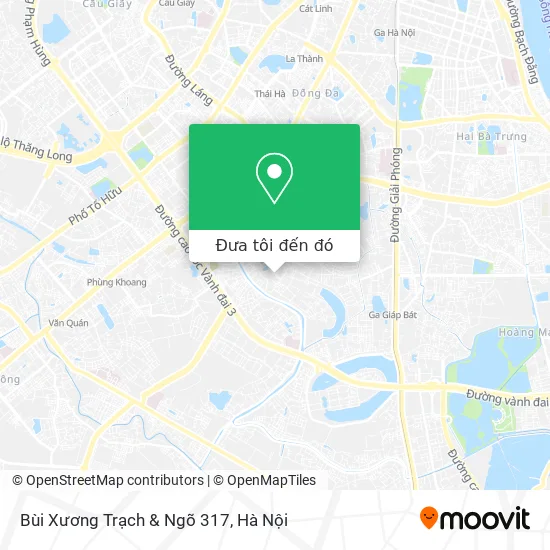 Bản đồ Bùi Xương Trạch & Ngõ 317