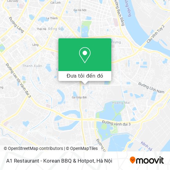 Bản đồ A1 Restaurant - Korean BBQ & Hotpot