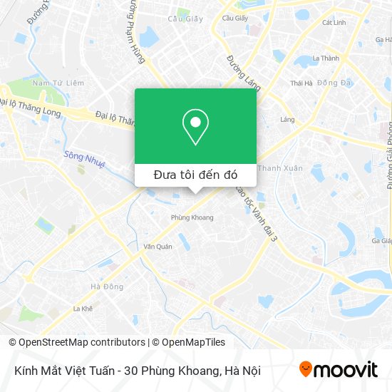 Bản đồ Kính Mắt Việt Tuấn - 30 Phùng Khoang