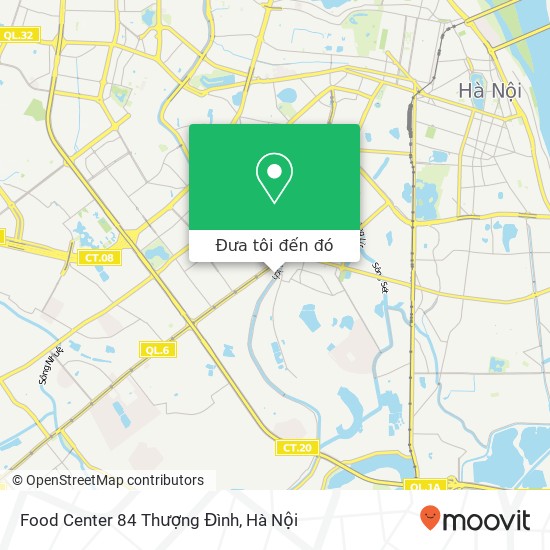 Bản đồ Food Center 84 Thượng Đình, Quận Thanh Xuân, Hà Nội